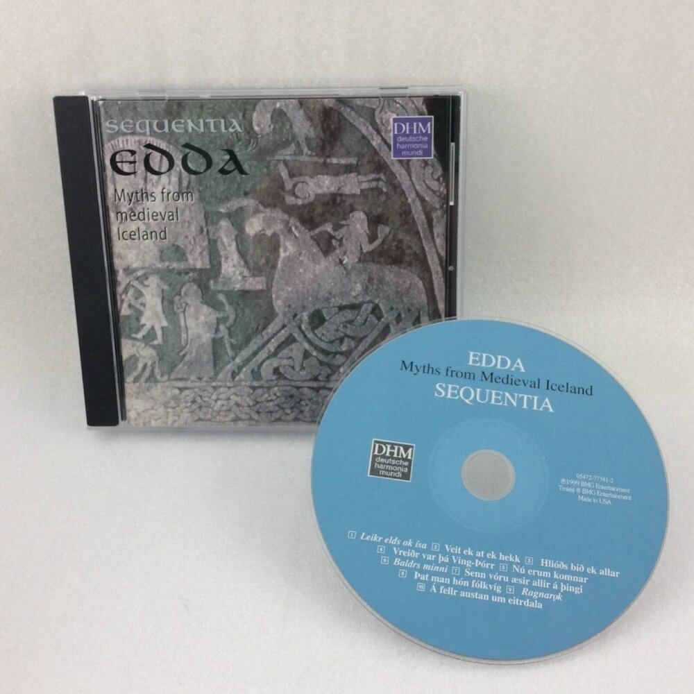 Sequentia CD Edda Myths From Medieval Iceland 1999 Used Early Music Ensemble